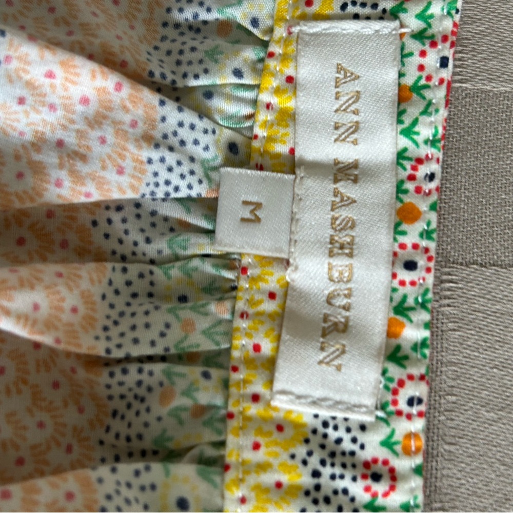 Ann Mashburn Mixed Media Print Midi Cotton Dress - Picture 6 of 11